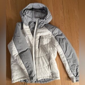 LLBean PrimaLoft Heater Hooded Jacket Color Block